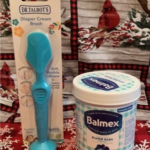 Diaper rash, cream, and diaper cream brush